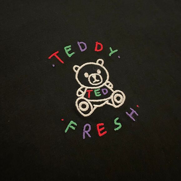 [Size Medium] Teddy Fresh H3H3 Embroidered T Shirt - Black - Picture 5 of 6